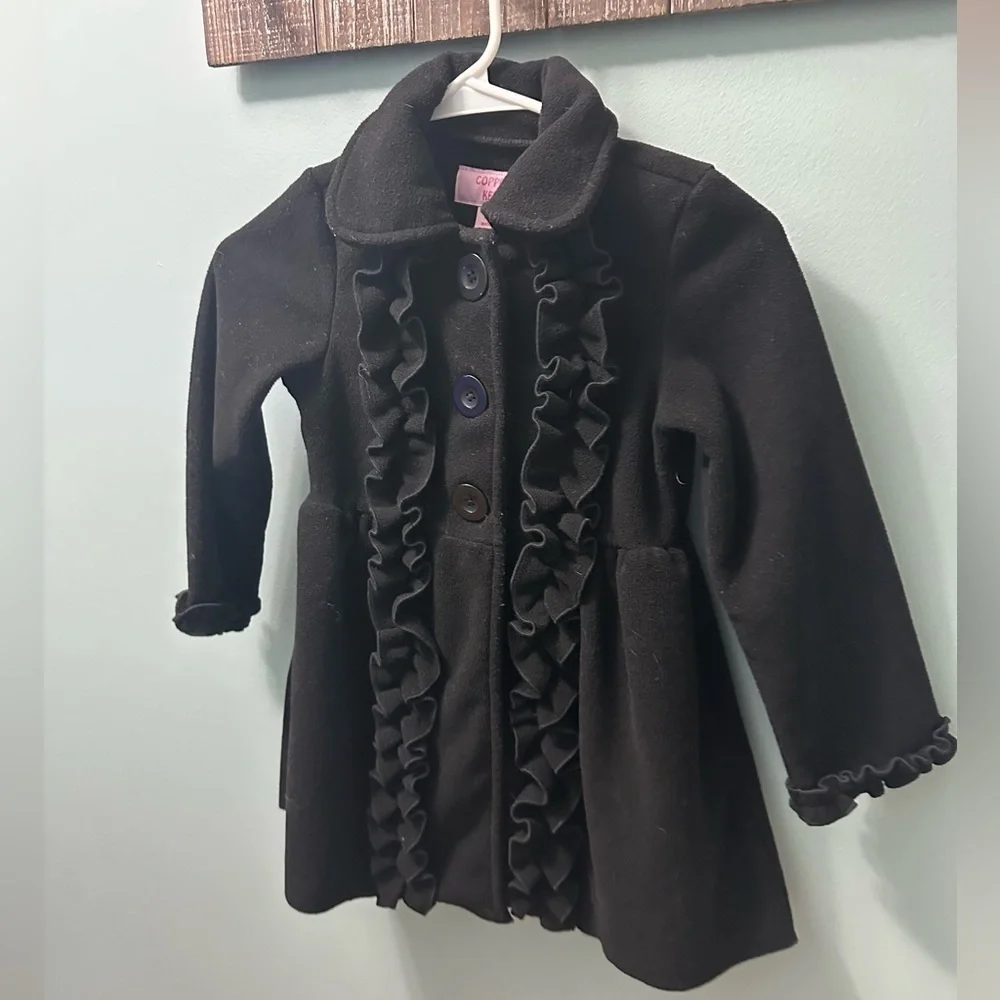 Copper Key Girl’s Dress Coat 4/5black